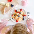 thumbnail image 6 of Qokaie Thanksgiving With Turkey for Stainless Steel Kids Silverware Set - Children’s Utensil Set - Children's Knife, Fork And Spoon Set, 6 of 8