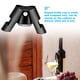 thumbnail image 2 of Tapón de botella de vino espumoso de acero inoxidable, corcho decorativo de champán, bebidas a prueba de fugas, protector de vino, negro Scienceny HA008903-09, 2 of 6