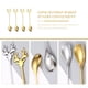 thumbnail image 5 of 4pcs Cucharas de café Avando largas cucharas de té Cuchabas de oro decorativas, 5 of 7