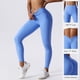 thumbnail image 3 of Mallas Push Up de cintura en V para mujer, pantalones de Yoga, sensación desnuda, entrenamiento, 3 of 5