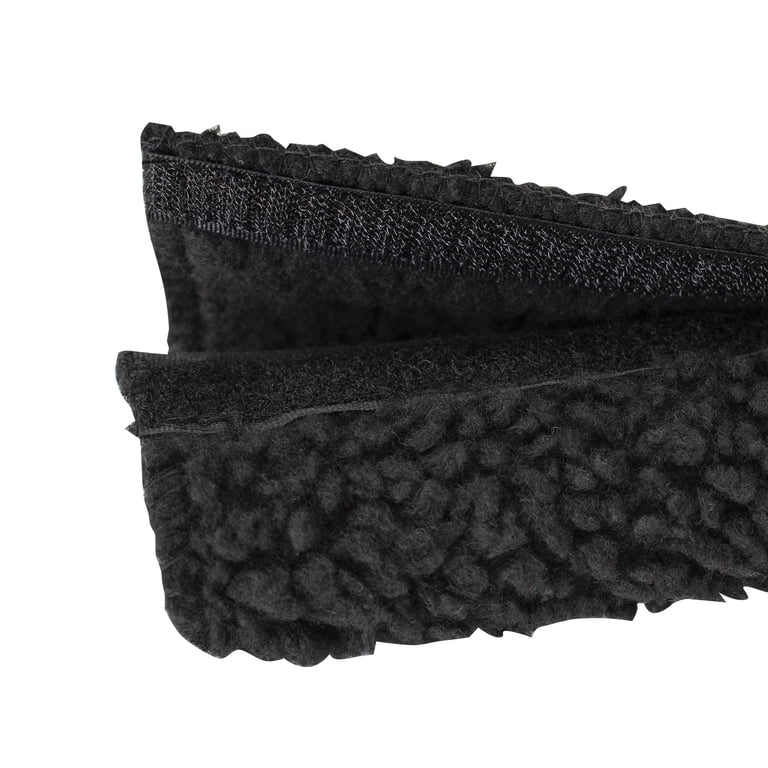 Auto Drive Sheepskin Seatbelt Shoulder Pad, Black photo 6