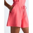 thumbnail image 4 of Scoop Women's and Women's Plus Scubaknit Seamed Shorts, 4.5'' Inseam, Sizes XS-4X, 4 of 5