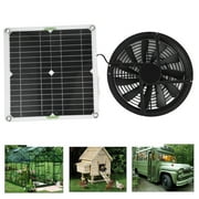 Amonsee Solar Panel Fan 12V 100W Solar Exhaust Fan for Household Greenhouse