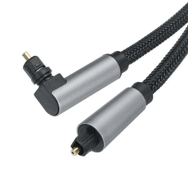 Cable de audio Óptico Unique Bargains 3 m Negro