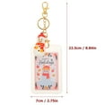 thumbnail image 2 of NICEXMAS 2Pcs Multifunction Card Holder Keychain with Sturdy Dual Side Clear Window and Assorted Colors, 2 of 5