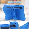 thumbnail image 3 of Butterfly Kids Case for Samsung Galaxy Tab S9 FE 5G 10.9"/ S9/ S8/ S7 11", Galaxy Tab A9+ Plus Case, Soft EVA Rotating Stand Lightweight Shockprof Kids Friendly Case Cover,Blue, 3 of 6