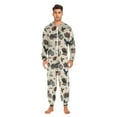 thumbnail image 6 of joogoo Flag Eagle Motorcycles Anchors Unisex Adults Onesies Pajamas Jumpsuits L, 6 of 7