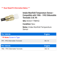 thumbnail image 2 of Intake Manifold Temperature Sensor - Compatible with 1986 - 1992 Oldsmobile Toronado 3.8L V6 1987 1988 1989 1990 1991, 2 of 2