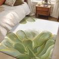 thumbnail image 4 of Sage Green Gold Area Rug 4x6 FT, Non Slip Kids Room Carpet, Aesthetics Flower Boho Watercolor Art Washable Soft Floor Carpet Non-Shedding Throw Rug for Dorm Kitchen Study Room Home Office Bedside, 4 of 9