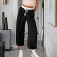 thumbnail image 2 of Fashion Casual Pants for Womens High Waist Plus Size Solid Color Fashionable And Comfortable High Waisted Workwear Pants With 8 Pockets For Casual Wear Save to 65% off!, 2 of 6