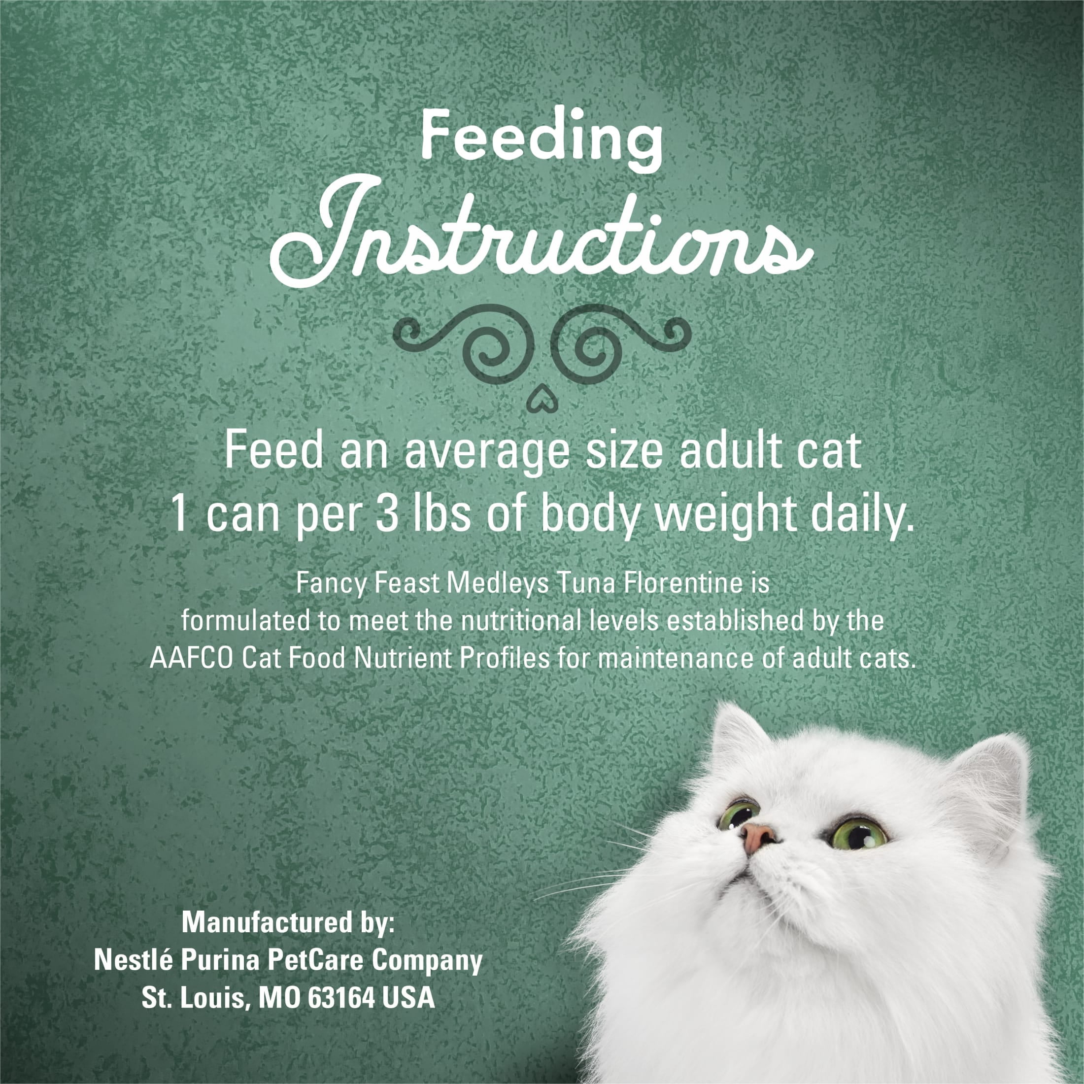 Purina Fancy Feast Medleys Tuna Florentine with Spinach in a Light Broth Gourmet Wet Cat Food, 3 oz.