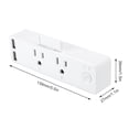 thumbnail image 3 of Enchufe elegante del puerto USB dual del zócalo de WiFi del control de voz para el enchufe 100?240V de Google Alexa los E.E.U.U., 3 of 8