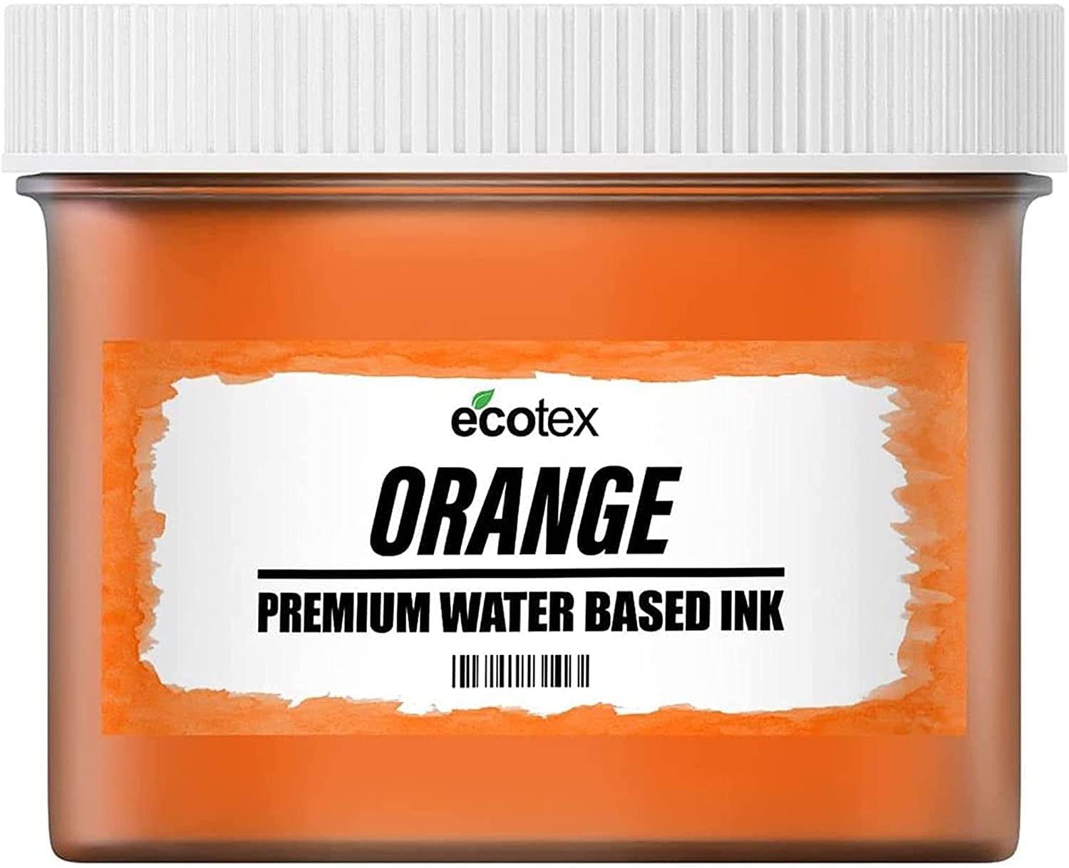 Ecotex Orange Water Based Screen Printing Ink Block Printing Ink