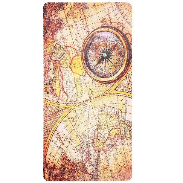 Alfombrilla de ratón única personalizada brillante resistente a la decoloración patrón de mapa del mundo retro impermeable resistente al calor alfombrilla de escritorio grande 400x800x2mm