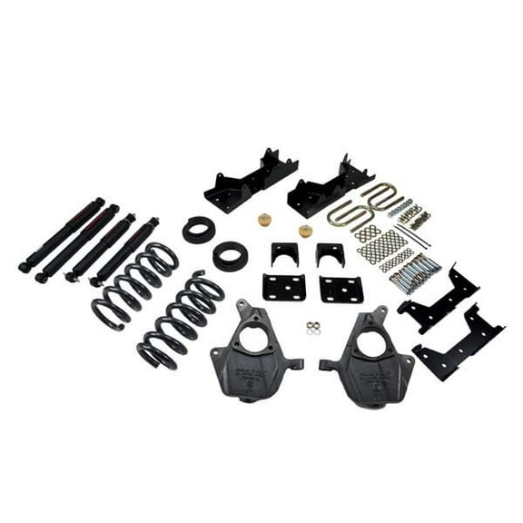 Belltech 667Nd Lowering Kits Front And Rear Complete Kit W/ Nitro Drop 2 Shocks Fits select: 2001 ,2003-2006 CHEVROLET SILVERADO K1500