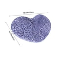 thumbnail image 3 of COM1950s Heart Shaped Doormat, Soft Absorbent Rug with Non-Slip Backing for Bathroom and Entryway, Available in Multiple Colors (20x16 Inches), 3 of 7