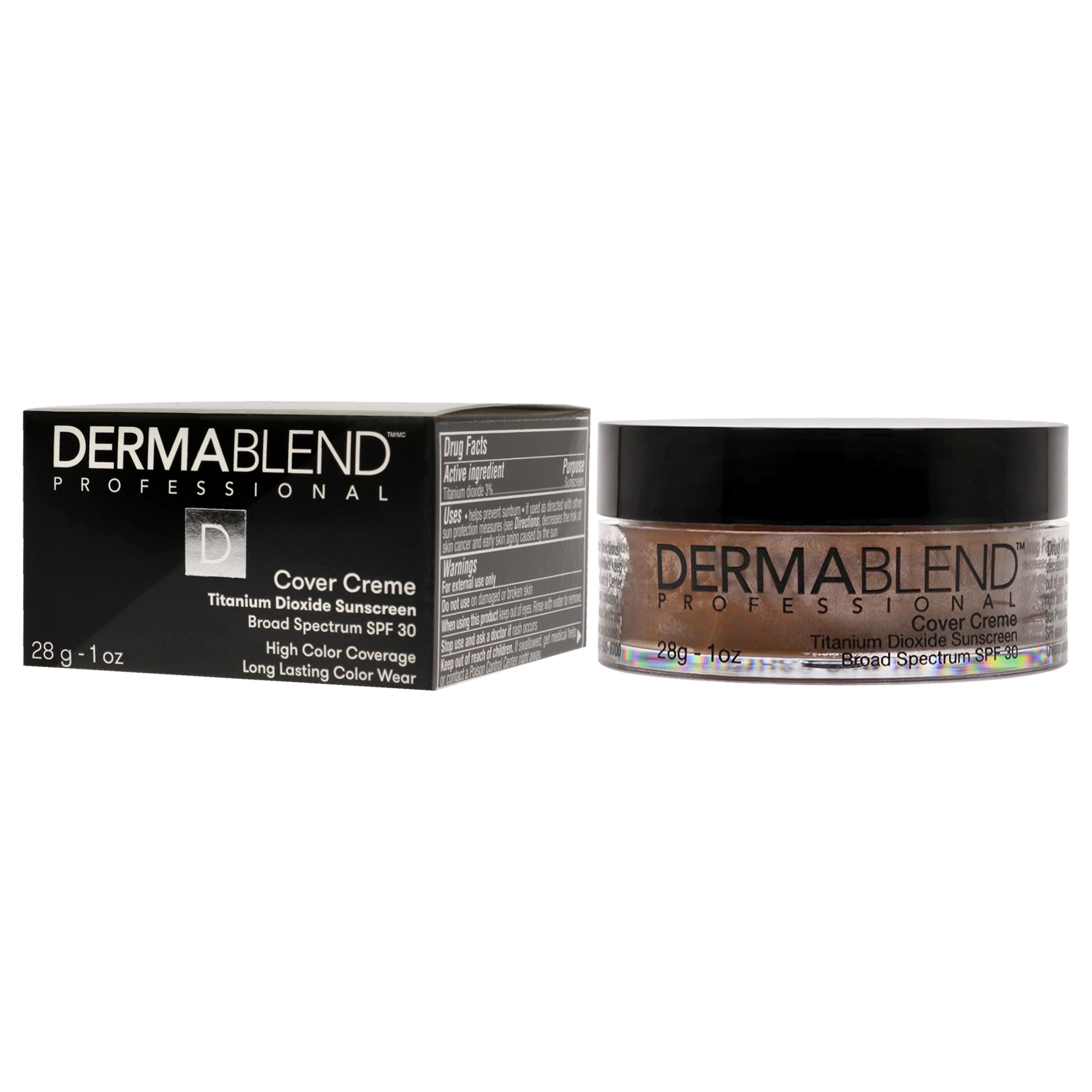 Dermablend Cover Creme High Color Coverage SPF 30 - 90N Deep Brown , 1 oz Foundation - image 4 of 6