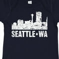 thumbnail image 4 of Inktastic Seattle Skyline Grunge Boys or Girls Baby Bodysuit, 4 of 5