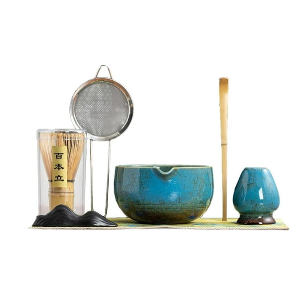 Juego de 7 batidores de matcha hechos a mano, elegante kit para de matcha, herramientas japonesas para preparar té para un amigo, regalo de