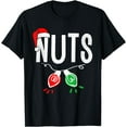 thumbnail image 1 of Chest Nuts Matching Chestnuts Funny Christmas Couples Nuts T-Shirt - As Picture - L, 1 of 4