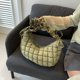 thumbnail image 3 of Bolso tote de nube para mujer Bolsos para axilas de moda de verano Bolso de hombro sólido (Verde), 3 of 6