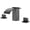 Matte Black, variant on 3 Hole Deck Mount Roman Tub Faucet with High Flow Waterfall Spout,Brushed Nickel Sumerain
