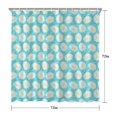 thumbnail image 5 of Waterproof Cute Boho Daisy Shower Curtain 72x72 Inch Boho Style Polyester Unique Shower Curtain for Bathroom Hotel Home Decor with 12 Plastic Hooks, 5 of 5