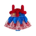 thumbnail image 4 of Bigetiay Baby Girl Halloween Outfit Patchwork Clown Bodysuit Jumpsuit Romper Dress With Hat Party Dress up Outfits, Size 6-9 Months, 4 of 5