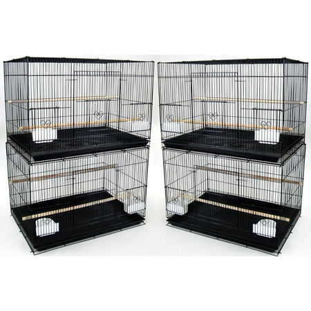 Lot of Four Large 30" Breeding Breeder Bird Flight Cages For Aviaries Canaries Budgies Parakeets Finches Parakeets Lovebirds