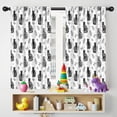 thumbnail image 5 of Blackout Kids Curtains,Black Cat and Butterfly White Pattern Children's Insulated Curtains Set Of 2,Bedroom Essentials,Toddler Room Decor 42"x54", 5 of 5