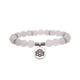 thumbnail image 2 of Minnieouse elástica con cuentas, dije de piedra de color, colgante de flor de loto, de cadena, joyería, brazalete de amatista, meditación Ropa, zapatos y accesorios Miscelánea cuarzo rosa, 2 of 6
