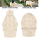 thumbnail image 3 of Conjuntos de calentadores de punto cálidos para invierno, gorro de punto flexible con bola de pelo, Beige (a-1b), 3 of 5