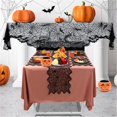 thumbnail image 4 of Halloween Decorations Sets Halloween Tablecloth Spooky Bat Spiderweb Lace, 4 of 5