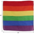 thumbnail image 2 of Motique Accessories Rainbow Stripe Cotton Bandana - Set of 2, 2 of 4