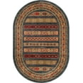 thumbnail image 2 of Rugs.com Kashkuli Gabbeh Collection Rug – 4' x 6' Oval Blue Medium Rug Perfect For Living Rooms, Large Dining Rooms, Open Floorplans, 2 of 8