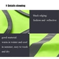 thumbnail image 2 of 8 Pockets Class 2 High Visibility Reflective Safety Vest Men Women Work Construction Vest, Red, 2 of 4