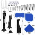 thumbnail image 2 of Caulking Finisher Kit, Tungsten Carbide For Durability And Precision, Boron Steel Cutting Design For Versatile Applications, 32 Pieces Multicolor Set For Comprehensive Home Repair, 2 of 5