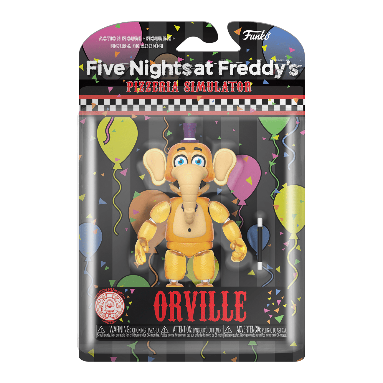 Five Nights at Freddys Orville Pizzeria Simulator Elephant Funko Plush 8 in for sale online 