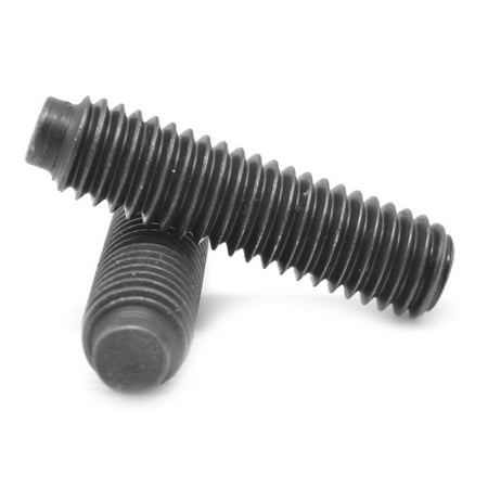 

1/2 -13 x 1 Coarse Thread Socket Set Screw Half Dog Point Alloy Steel Black Oxide Pk 25