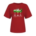 thumbnail image 4 of Pntutb T-Shirts à Manches Courtes Grande Taille pour Femmes T-Shirt Décontracté à Col Rond Imprimé pour la Saint-Patrick pour Femmes, 4 of 4