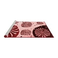 thumbnail image 2 of Ahgly Company Machine Washable Indoor Square Oriental Red Modern Area Rugs, 7' Square, 2 of 4