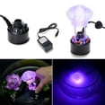 thumbnail image 2 of Fitnate Mist Maker, Water Fountain Pond Fogger Atomizer Mini With 12 Led Lights for Halloween, 2 of 10