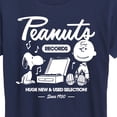thumbnail image 3 of Peanuts - Snoopy Charlie Brown Records - Women's Short Sleeve Graphic T-Shirt, 3 of 6
