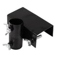 thumbnail image 1 of DYNWAVECA Support de Parasol en Métal Réglable pour Gradin Bureau Arrière-Cour Noir Trou Unique, 1 of 10