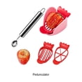 thumbnail image 3 of Advancent Disfrute siempre de rodajas de fresa uniformes con el eficiente cortador de Versatile Strawberry Cocina y Comedor removedor de pediculos, 3 of 6