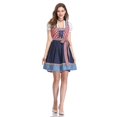 thumbnail image 2 of Disfraz de Oktoberfest para mujer, vestido tradicional Dirndl, disfraz de dama, traje de sirvienta cervecera, 2 of 4