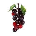 thumbnail image 2 of Outdor Realistic Grape Bunch Desktop Ornament Decorative Faux Fruit Display For Home Kitchen Centerpiece, 2 of 6