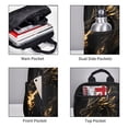 thumbnail image 3 of Balery Black And Gold Fire Dragon Mochila ligera para hombre y mujer: duradera e impermeable, ideal para la escuela, el trabajo, viajes y uso diario., 3 of 7