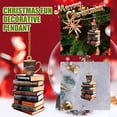 thumbnail image 3 of Book Lovers Shaped Bookshelf Pendant Acrylic Ornament Decorative Gift, 3 of 6