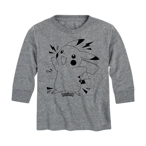 Pokémon - Pokedex Pikachu - Youth Long Sleeve Graphic T-Shirt